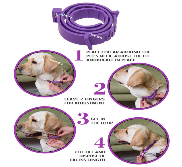 Calming Comfort Collar for Dogs & Cats – Adjustable & Waterproof