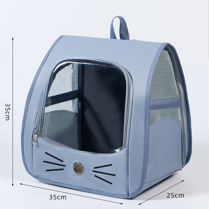 Breathable Pet Carrier Backpack for Small Dogs & Cats – Travel Bag