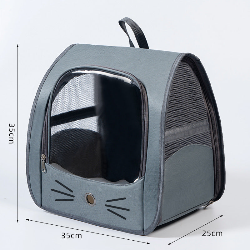 Breathable Pet Carrier Backpack for Small Dogs & Cats – Travel Bag