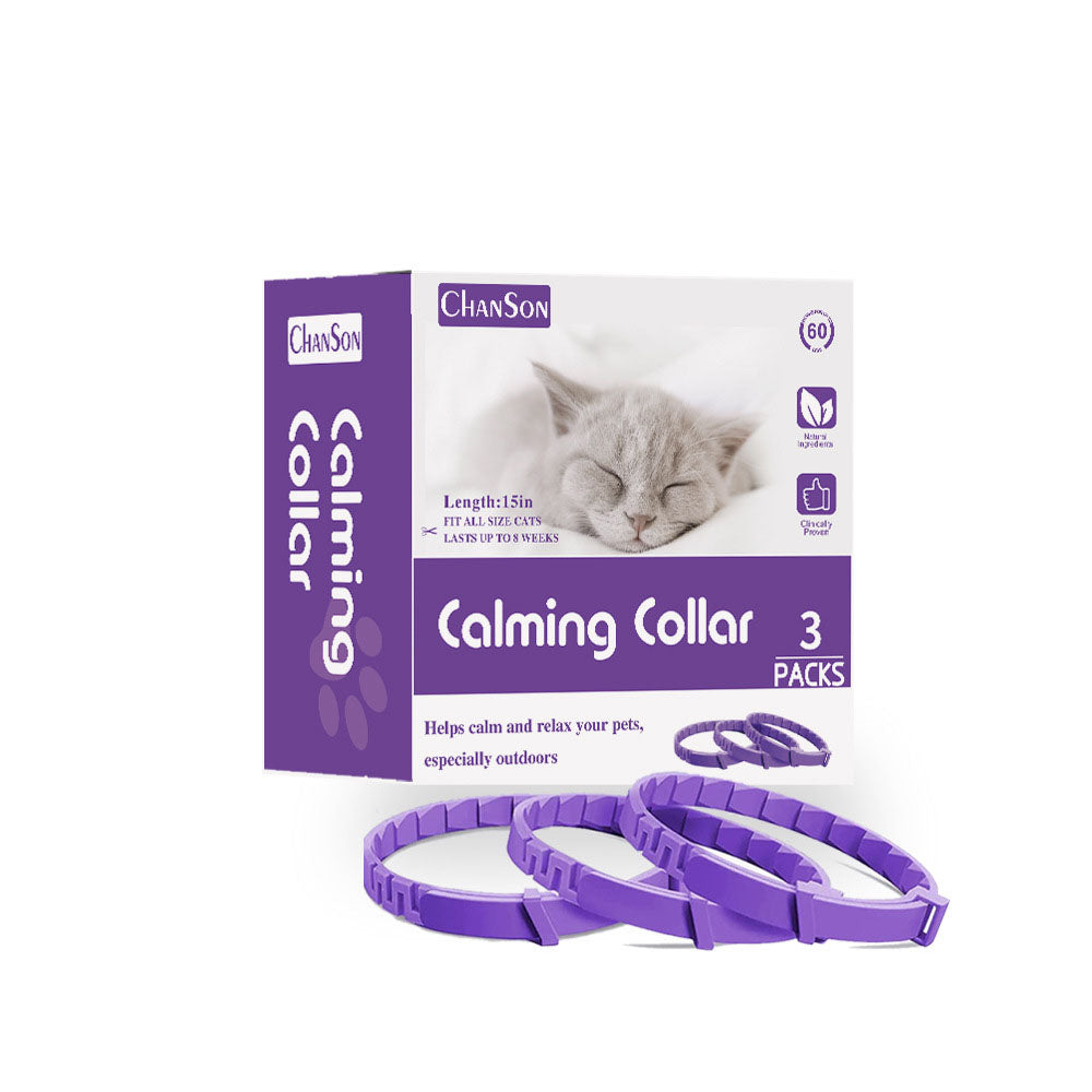 Calming Comfort Collar for Dogs & Cats – Adjustable & Waterproof