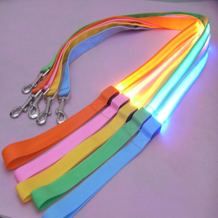LED light-up dog leash