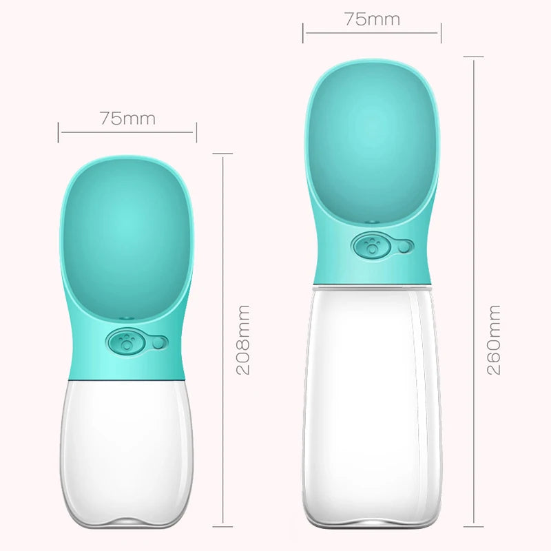 Portable Travel Water Bottle for Dogs & Cats – Leak-Proof Dispenser