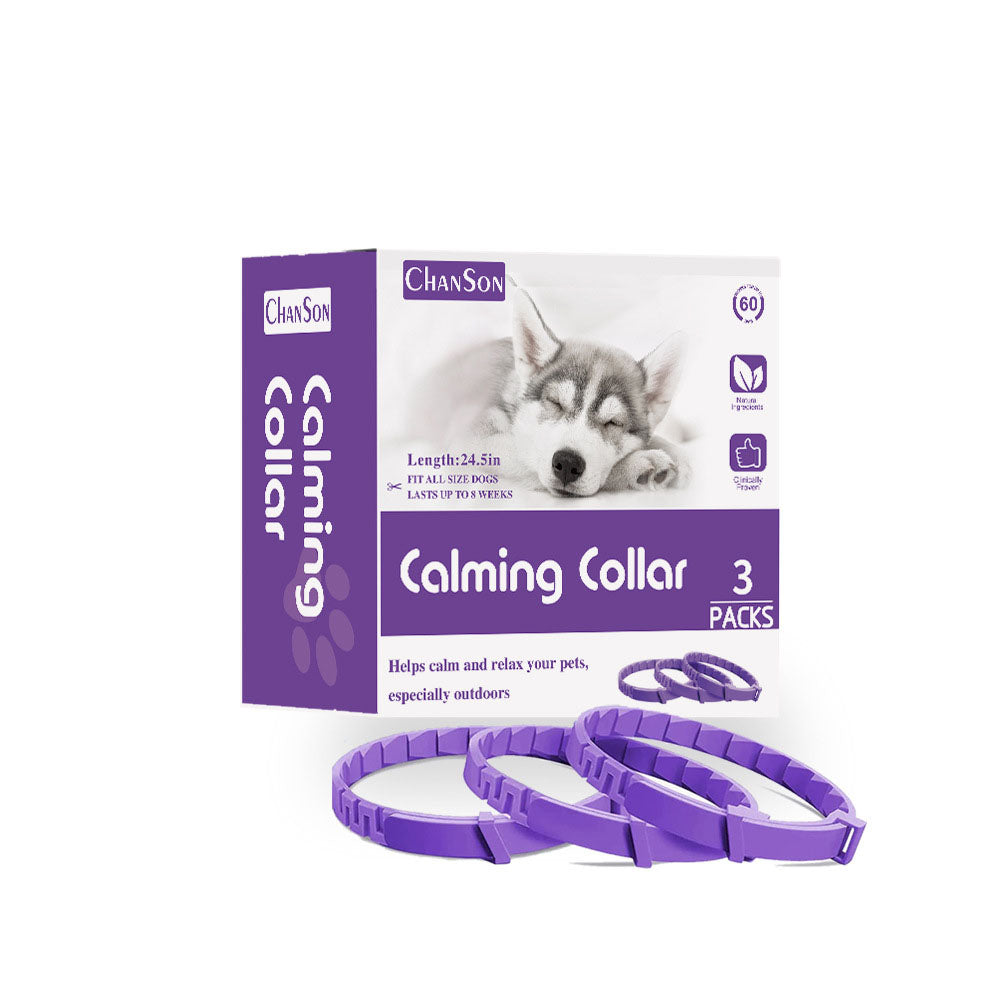 Calming Comfort Collar for Dogs & Cats – Adjustable & Waterproof