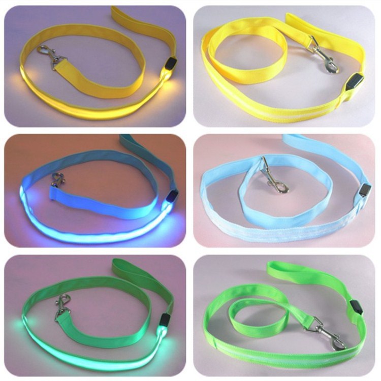 LED dog leash colors
