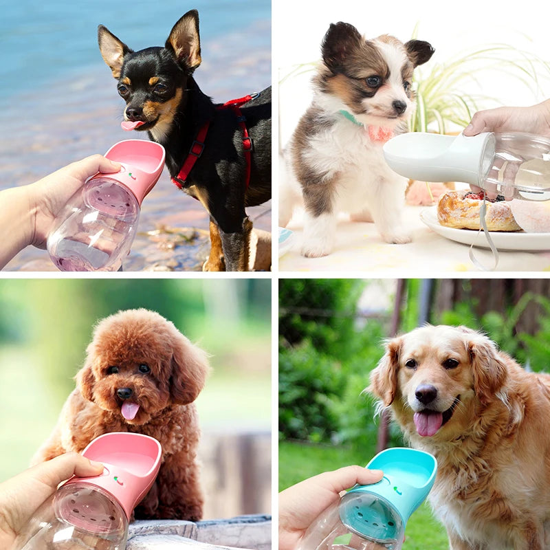 Portable Travel Water Bottle for Dogs & Cats – Leak-Proof Dispenser